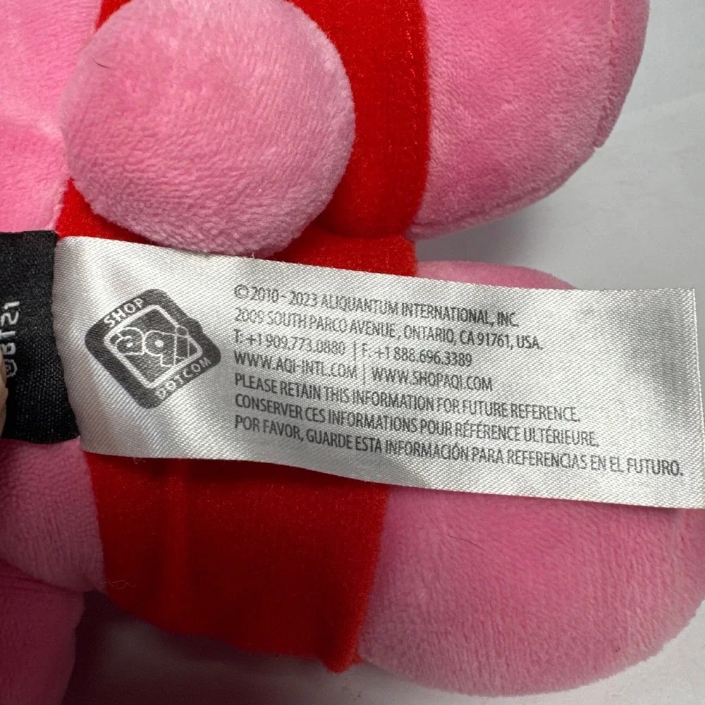BT21 Cooky Plush Toy 12in Pink  Red Shorts Jungkook Bunny